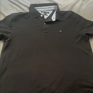 Tommy Hilfiger Men's Black Polo Shirt